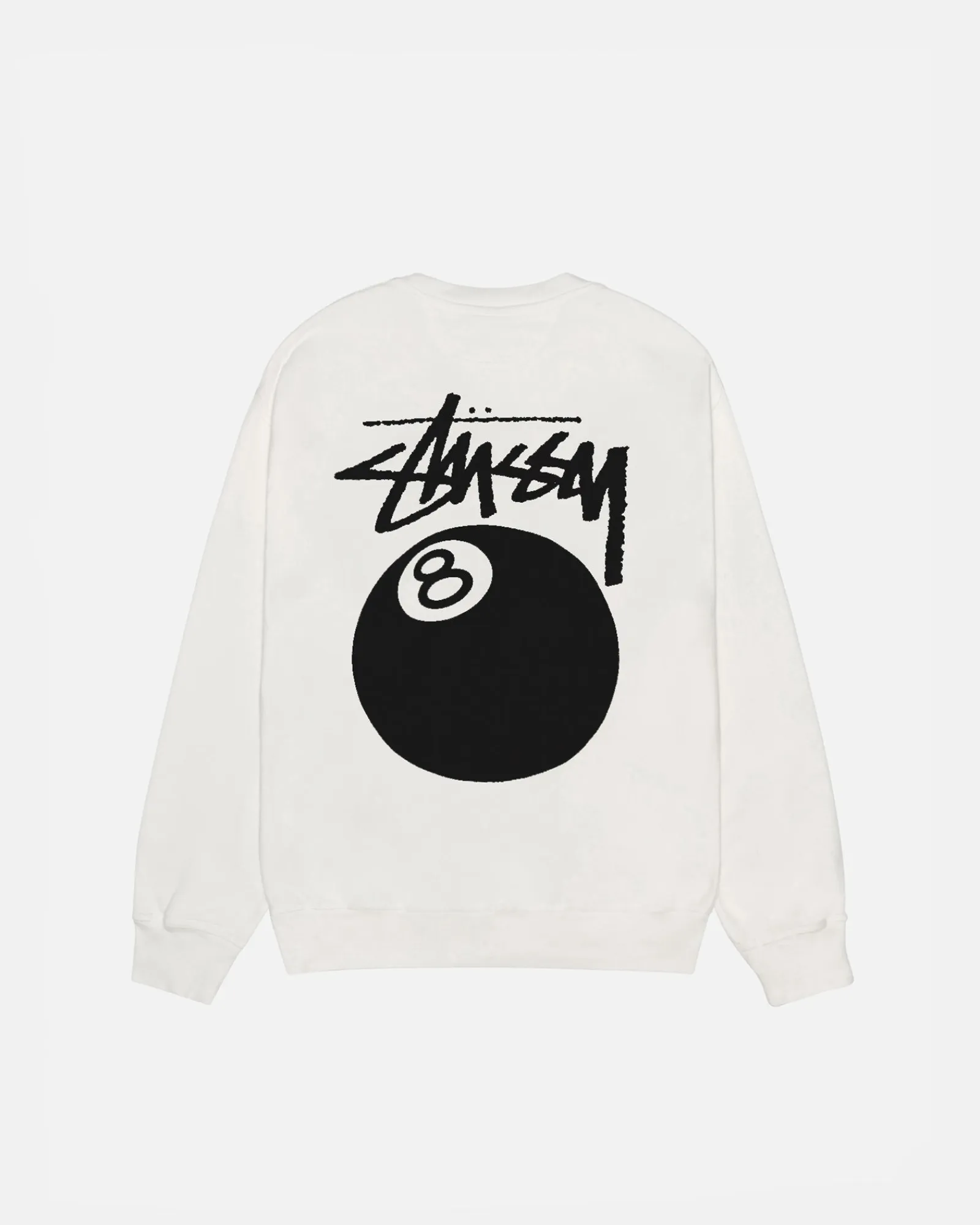 Crews>Stüssy 8 BALL CREW PIGMENT DYED Natural