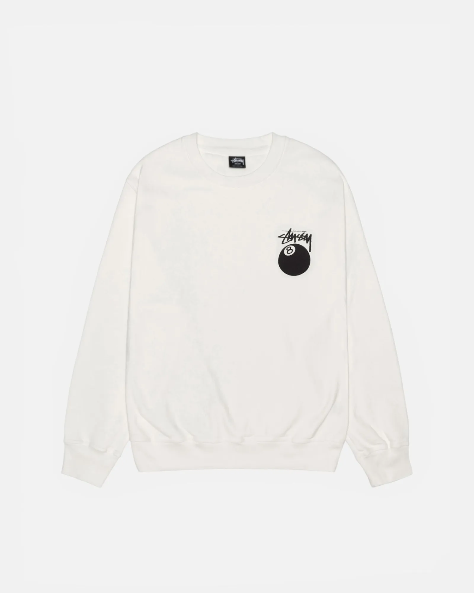 Crews>Stüssy 8 BALL CREW PIGMENT DYED Natural