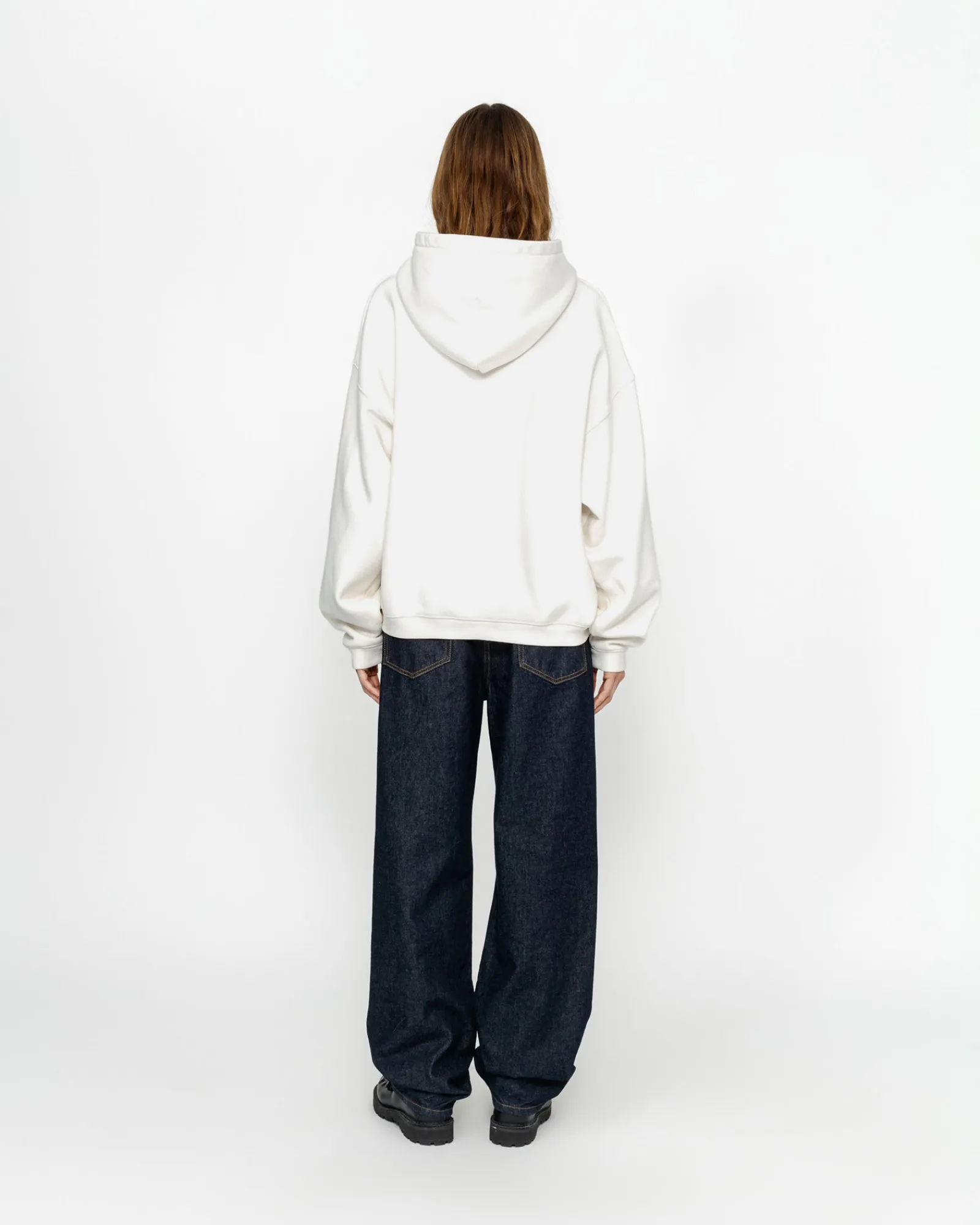 Hoodies>Stüssy 80 RELAXED HOODIE Off White