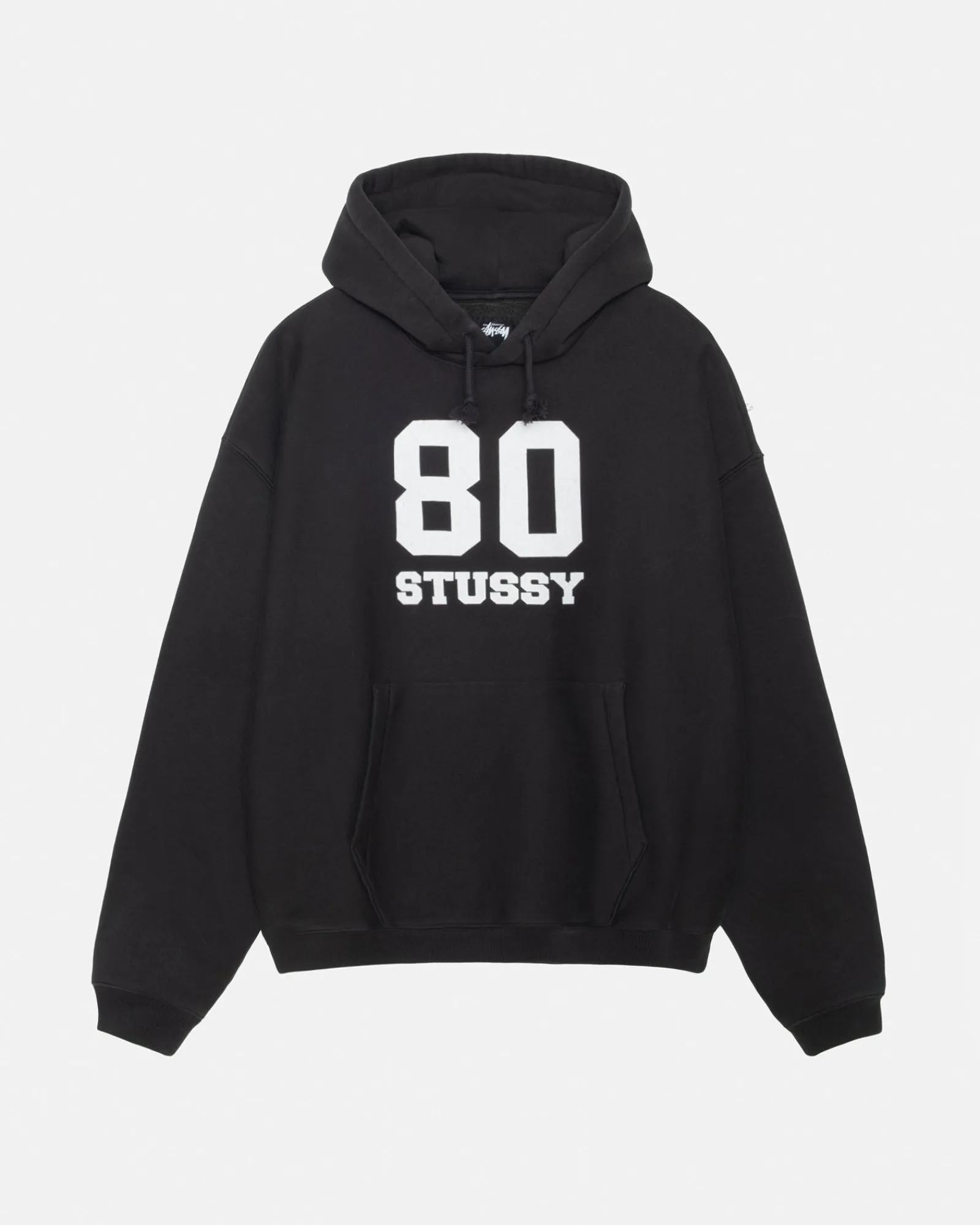 Hoodies>Stüssy 80 RELAXED HOODIE Washed Black