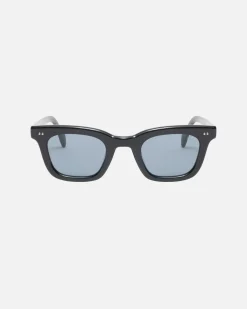 Accessories|Eyegear>Stüssy ACE SUNGLASSES Black/Blue Lens
