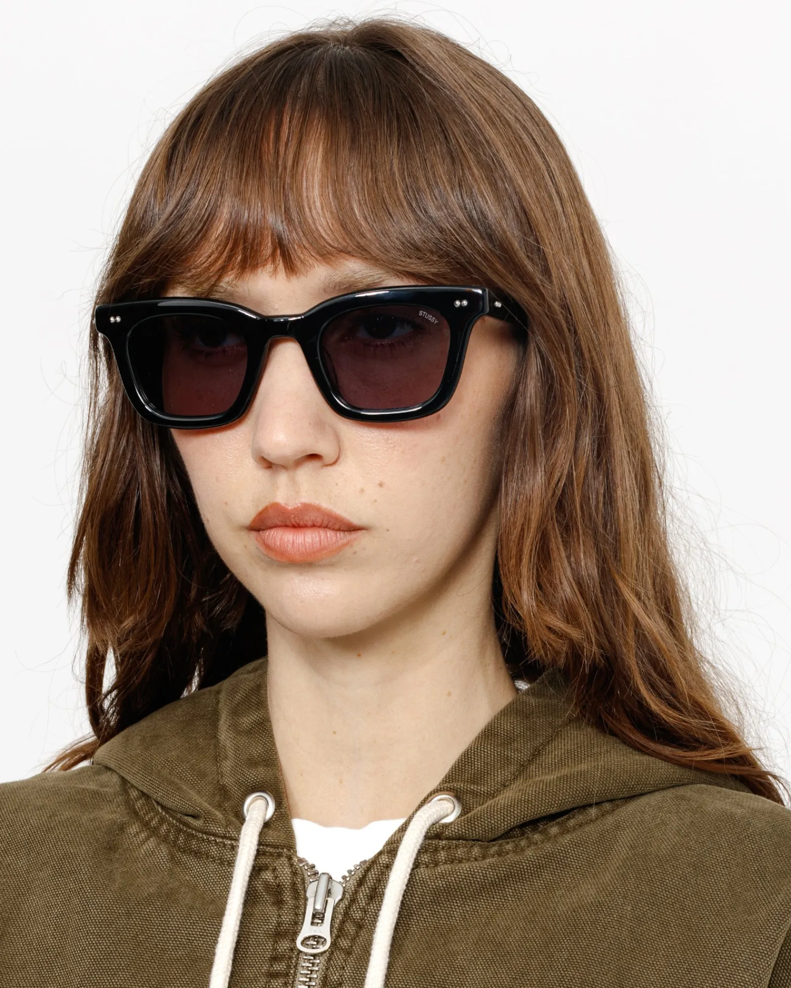 Accessories|Eyegear>Stüssy ACE SUNGLASSES Black/Blue Lens