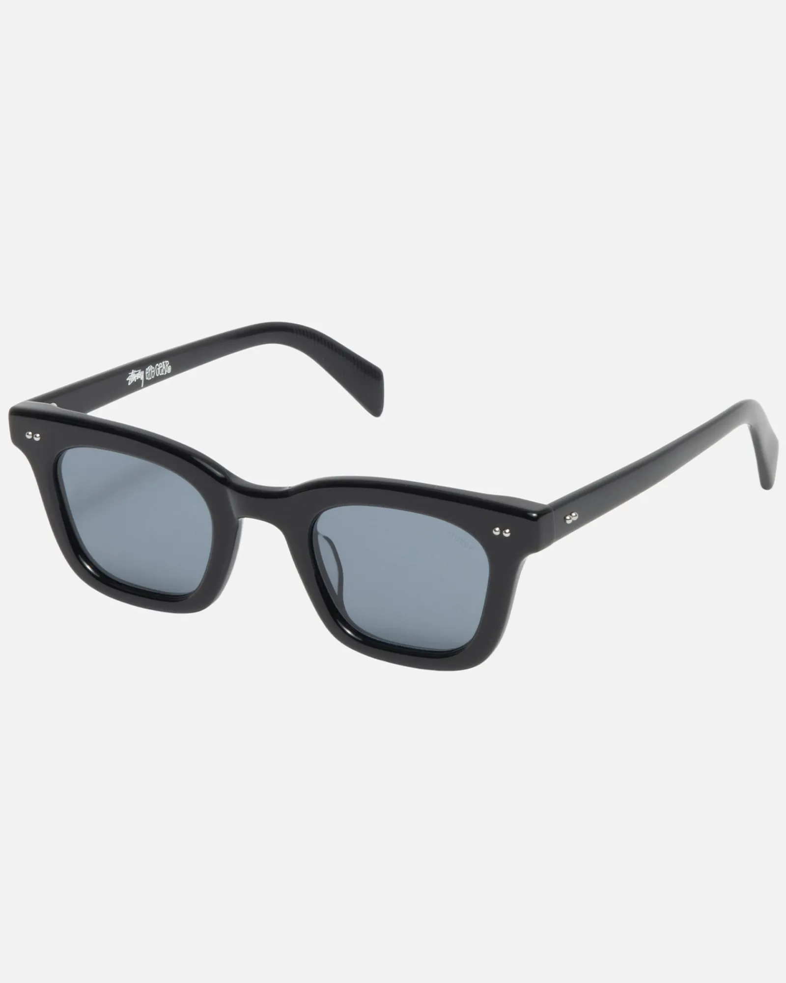 Accessories|Eyegear>Stüssy ACE SUNGLASSES Black/Blue Lens