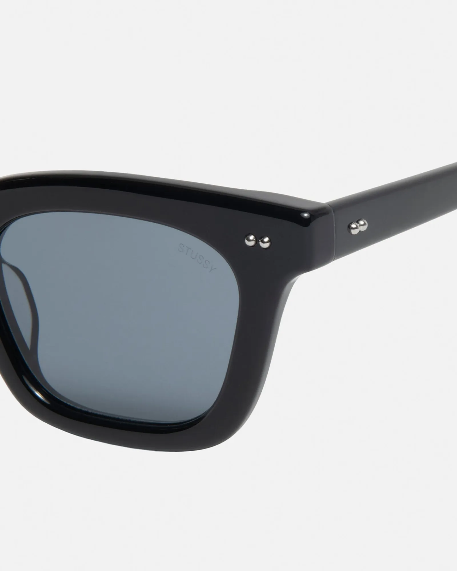 Accessories|Eyegear>Stüssy ACE SUNGLASSES Black/Blue Lens