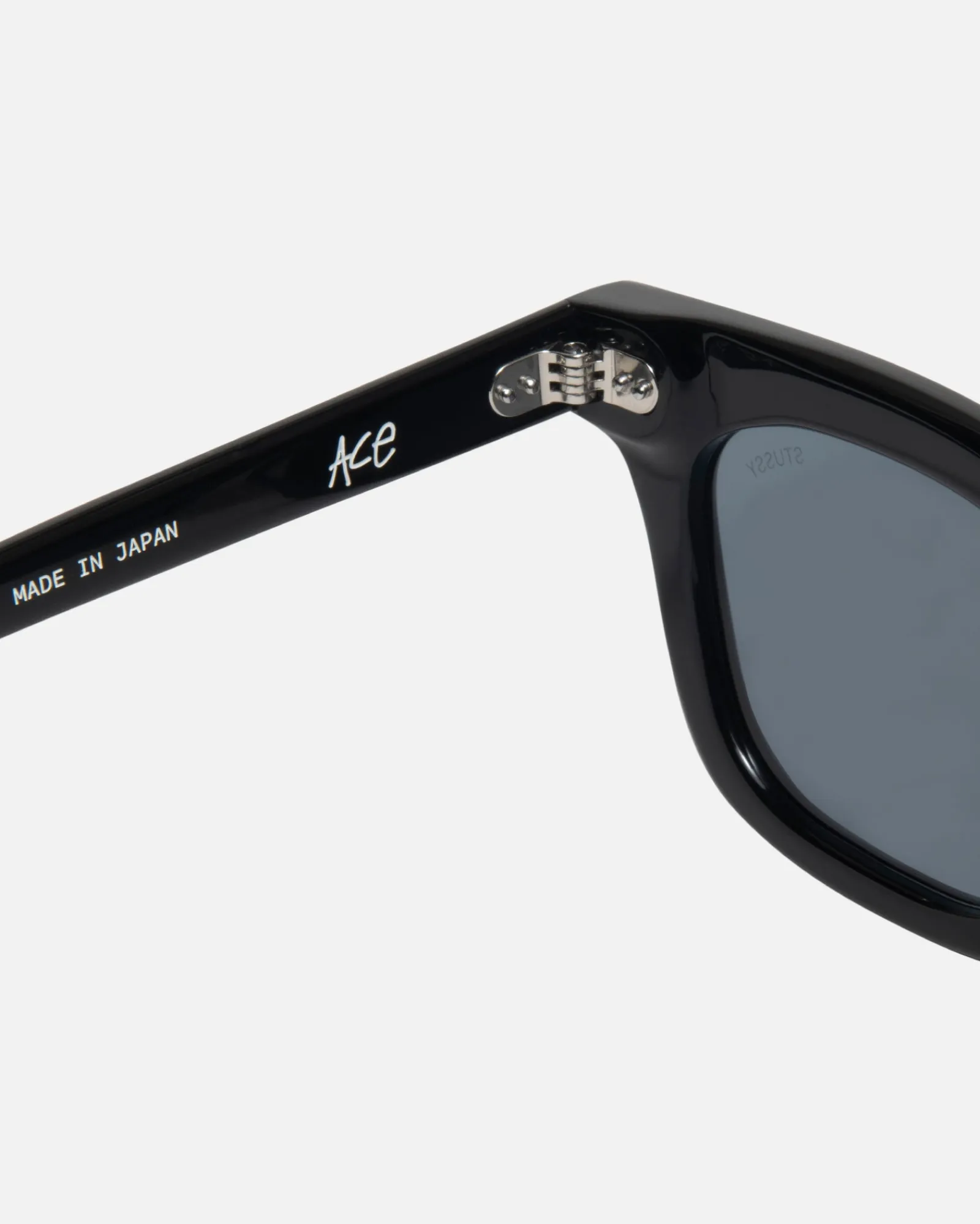Accessories|Eyegear>Stüssy ACE SUNGLASSES Black/Blue Lens