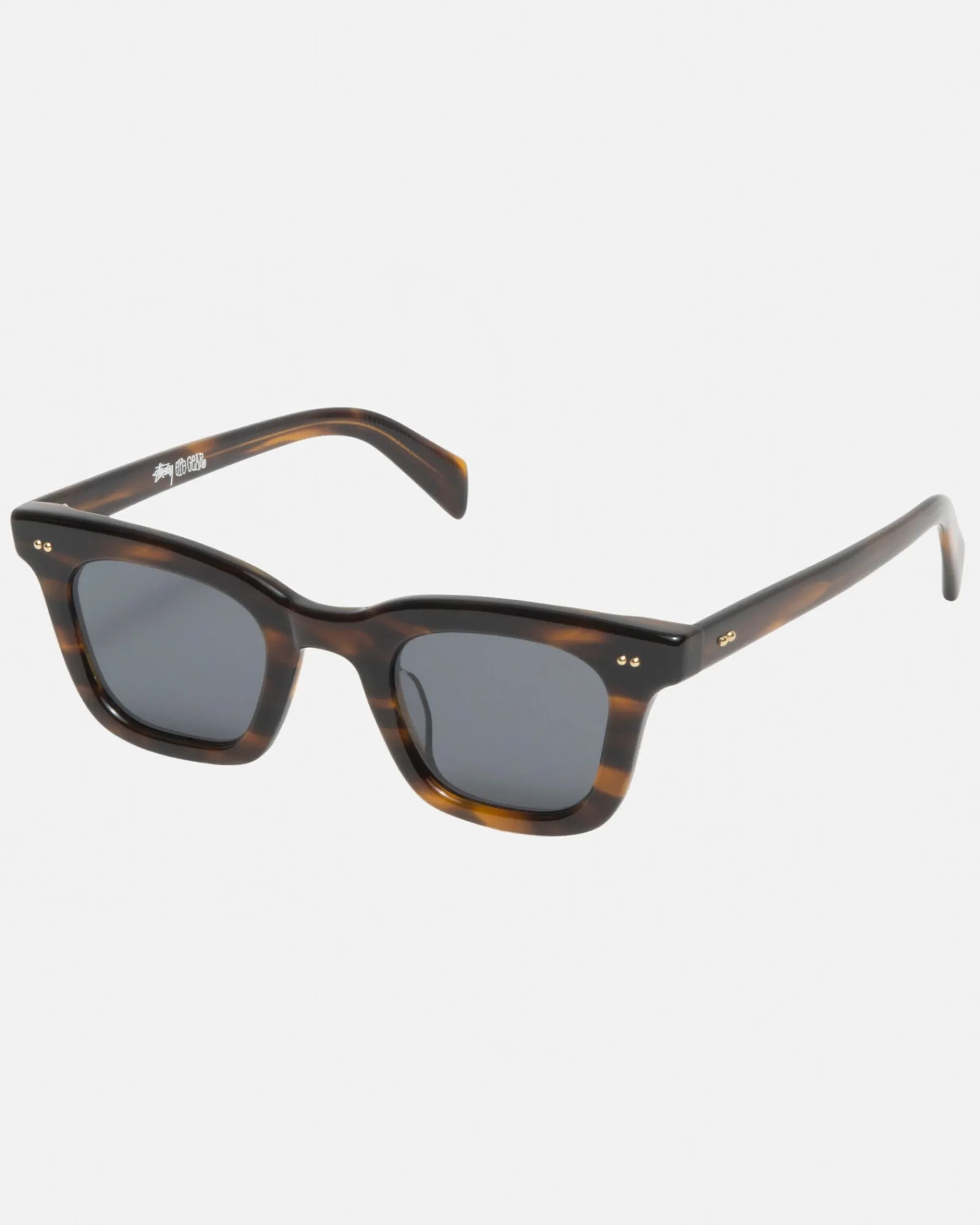 Accessories|Eyegear>Stüssy ACE SUNGLASSES Tortoise/Black Lens