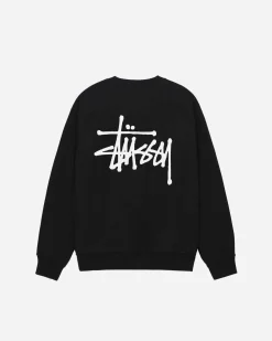 Crews>Stüssy BASIC STÜSSY CREW Black