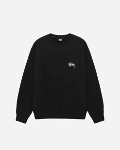 Crews>Stüssy BASIC STÜSSY CREW Black