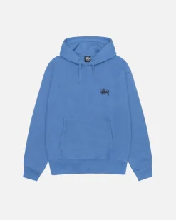 Hoodies>Stüssy BASIC STÜSSY HOODIE Pacific