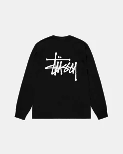 Tees>Stüssy BASIC STÜSSY LS TEE Black
