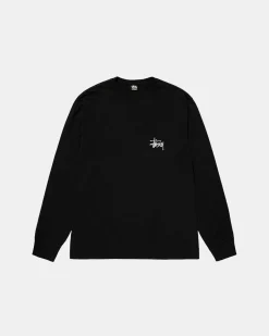 Tees>Stüssy BASIC STÜSSY LS TEE Black