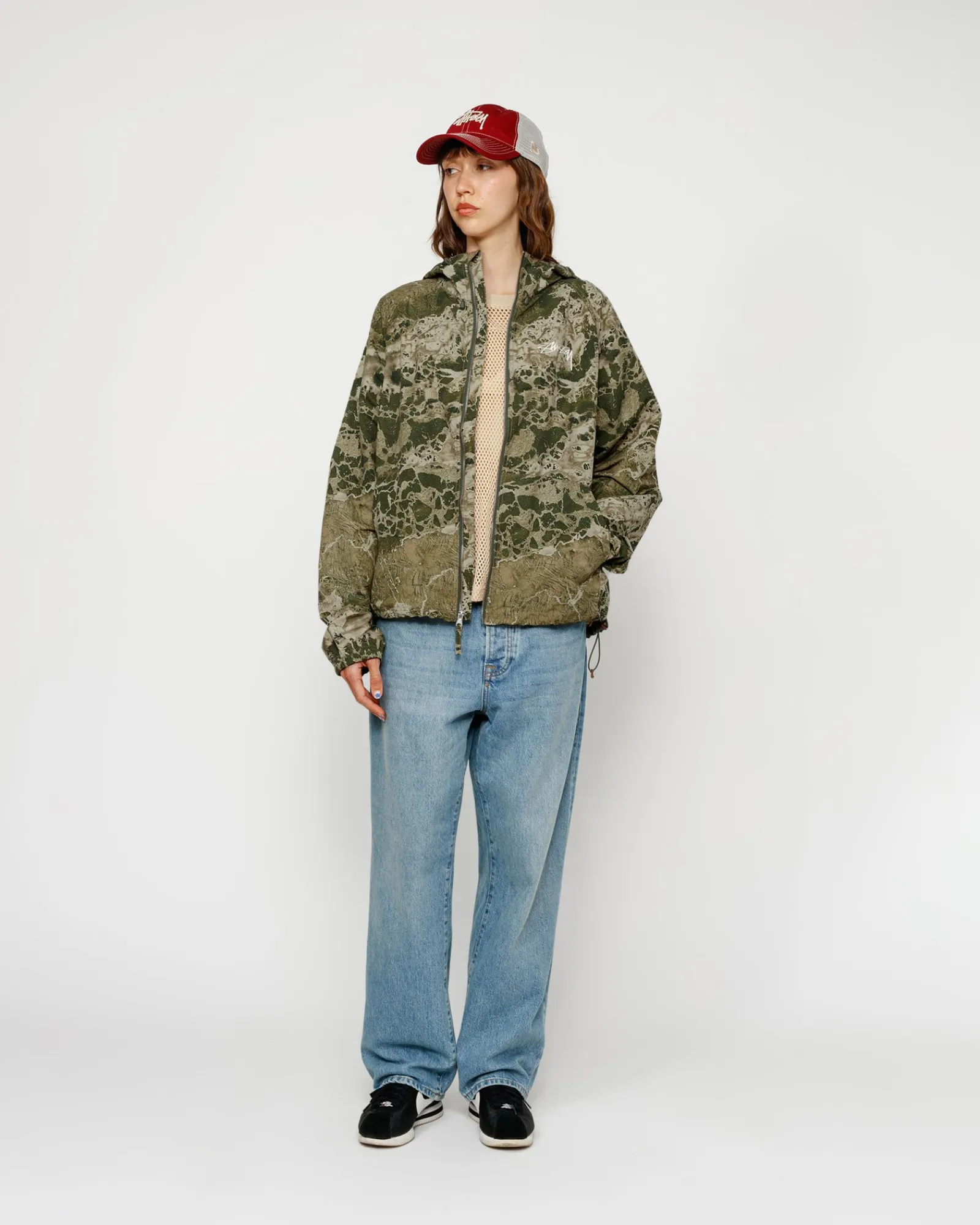 Outerwear>Stüssy BEACH SHELL REALTREE WAV3 Wave3 Hillside