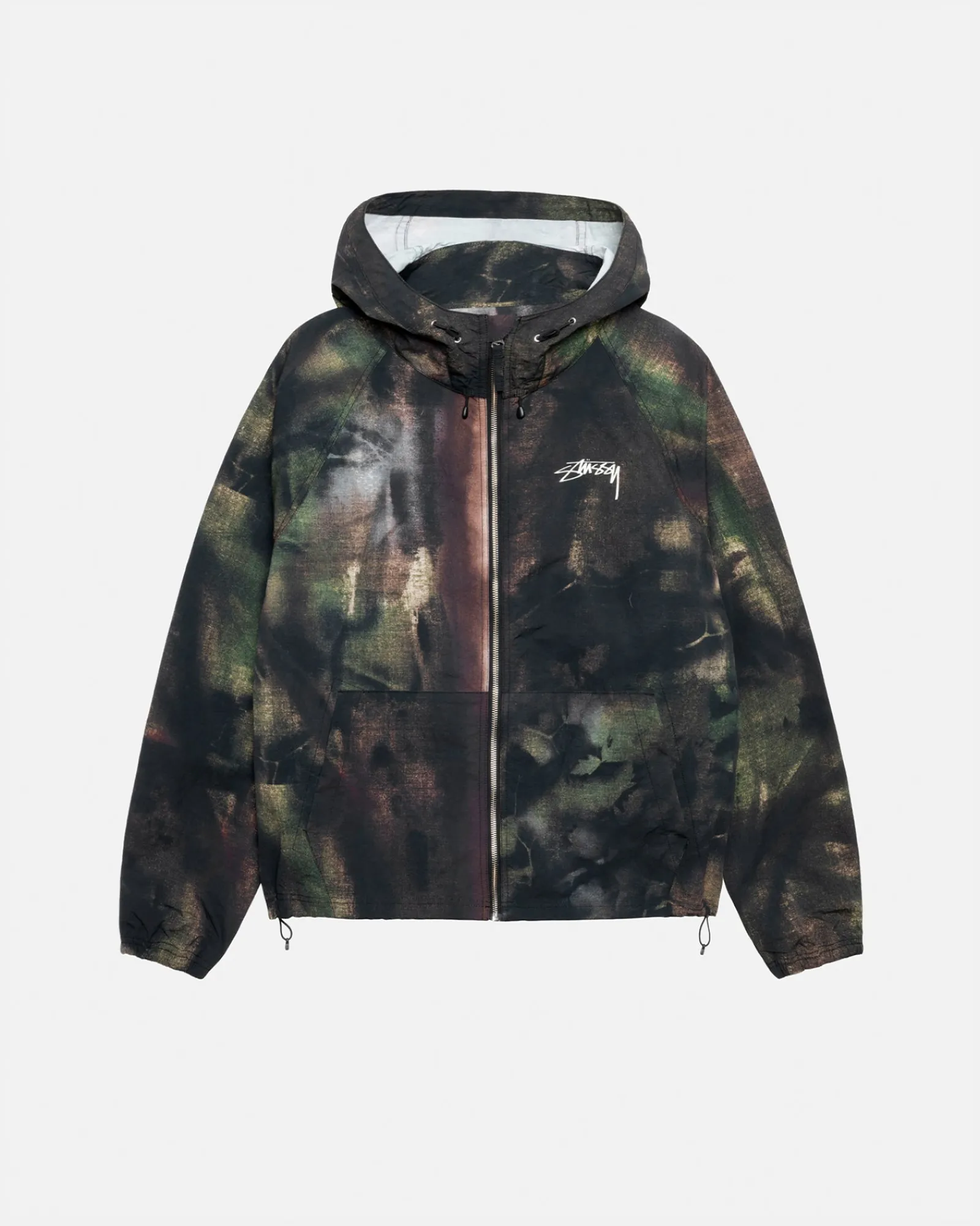 Outerwear>Stüssy BEACH SHELL STENPAT CAMO Fortine