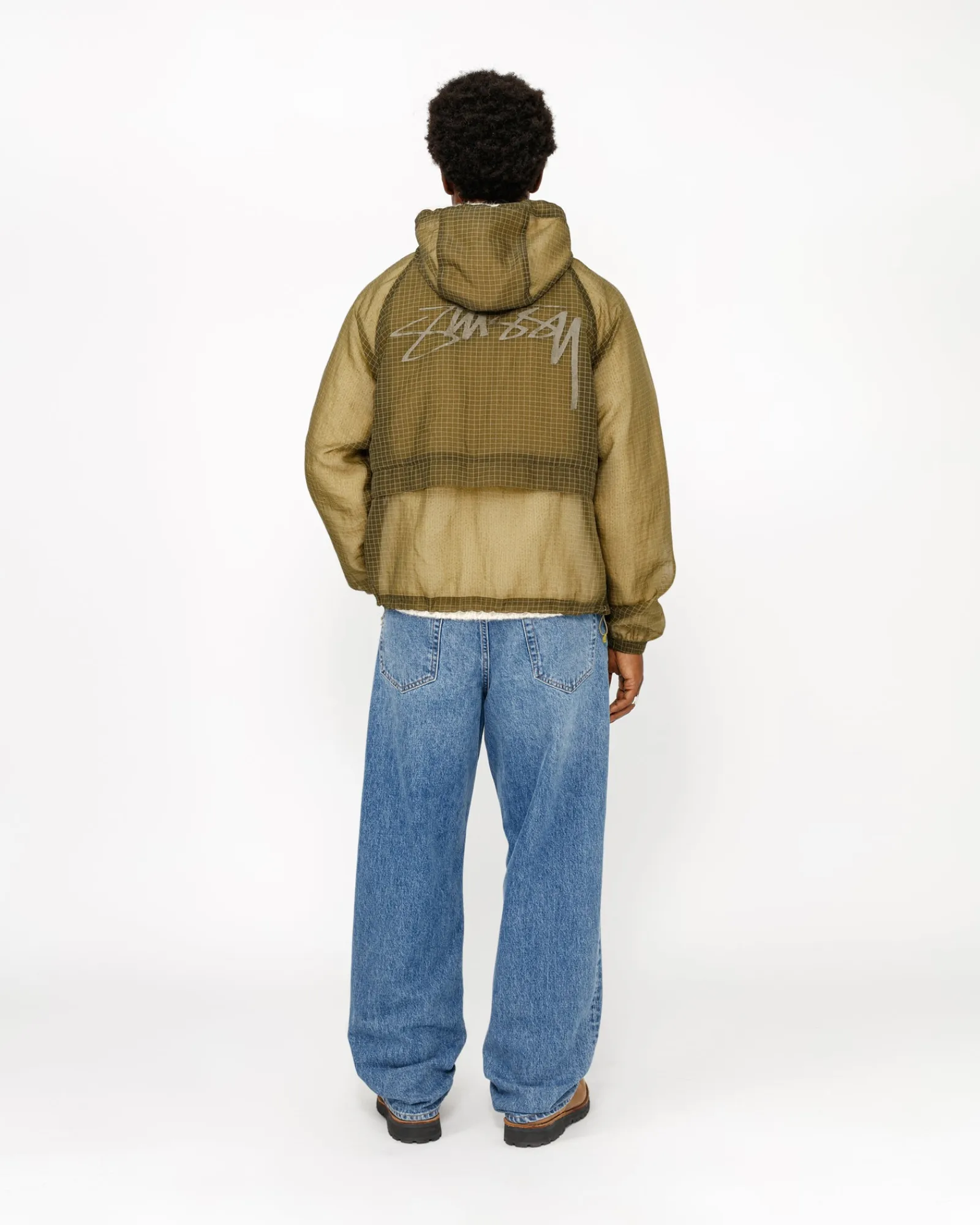 Outerwear>Stüssy BEACH SHELL TRANSPARENT RIPSTOP Olive