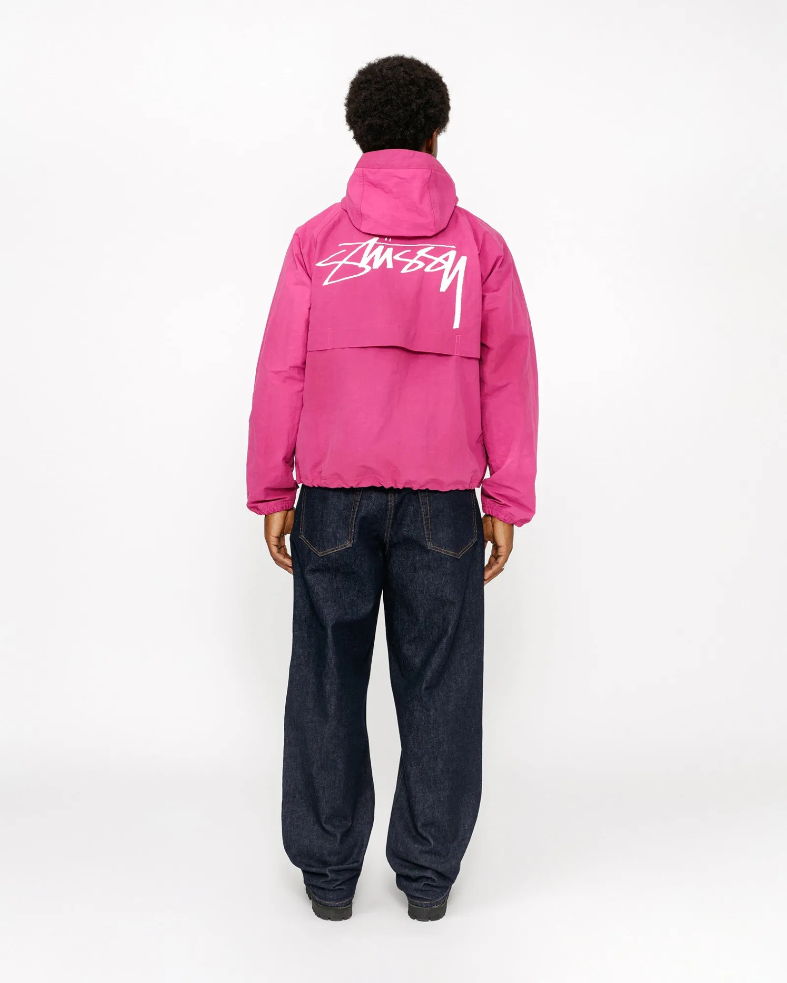 Outerwear>Stüssy BEACH SHELL WAVE DYE Berry