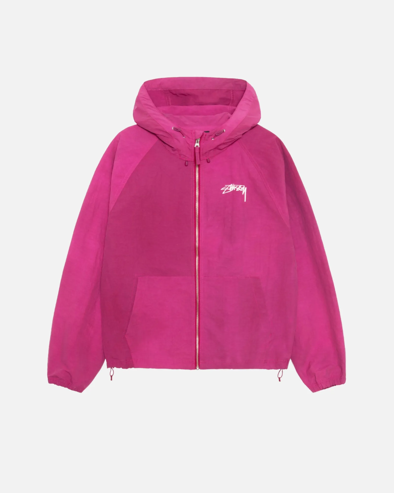 Outerwear>Stüssy BEACH SHELL WAVE DYE Berry