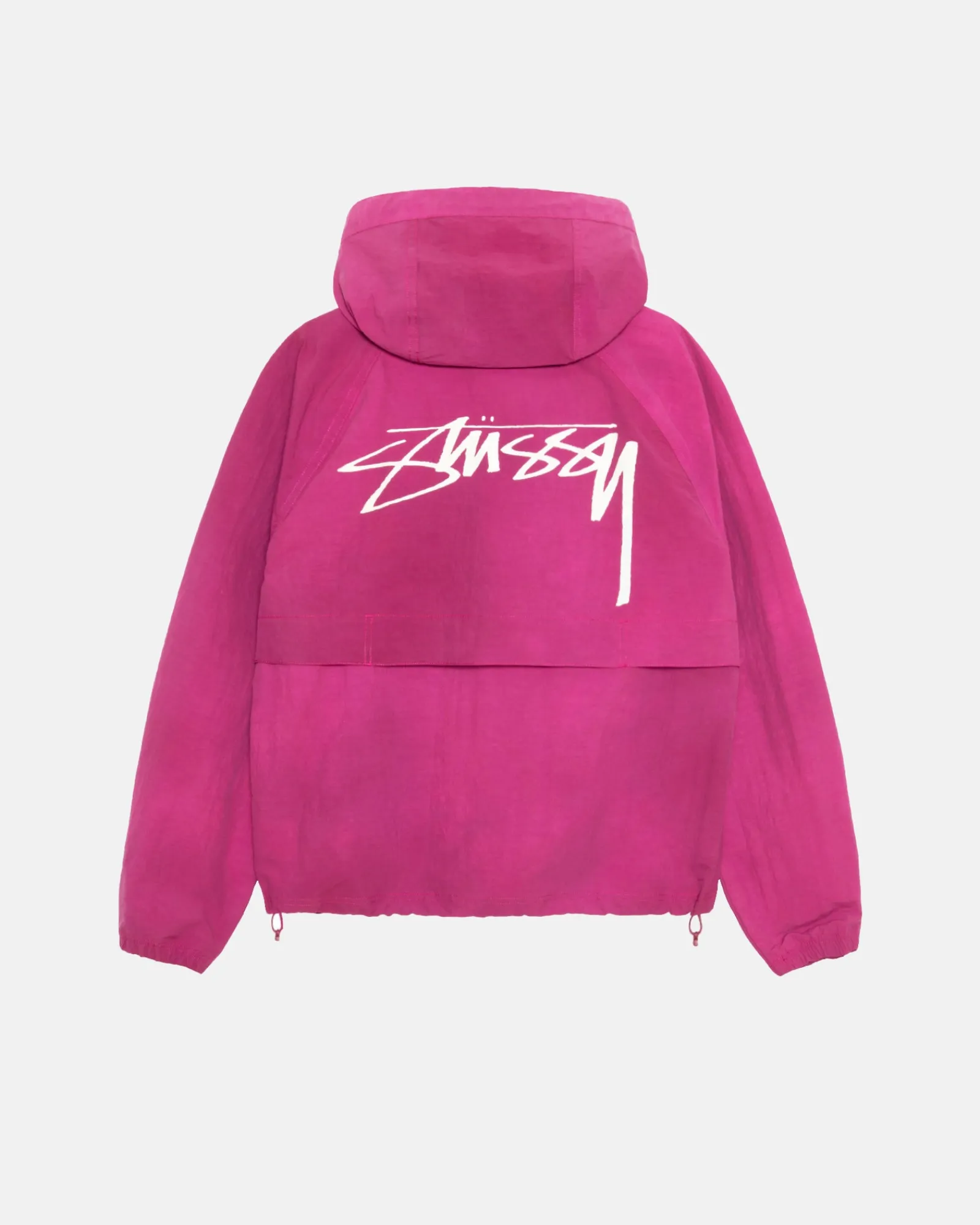 Outerwear>Stüssy BEACH SHELL WAVE DYE Berry