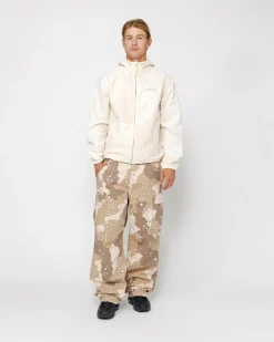 Outerwear>Stüssy BEACH SHELL WAVE DYE Bone