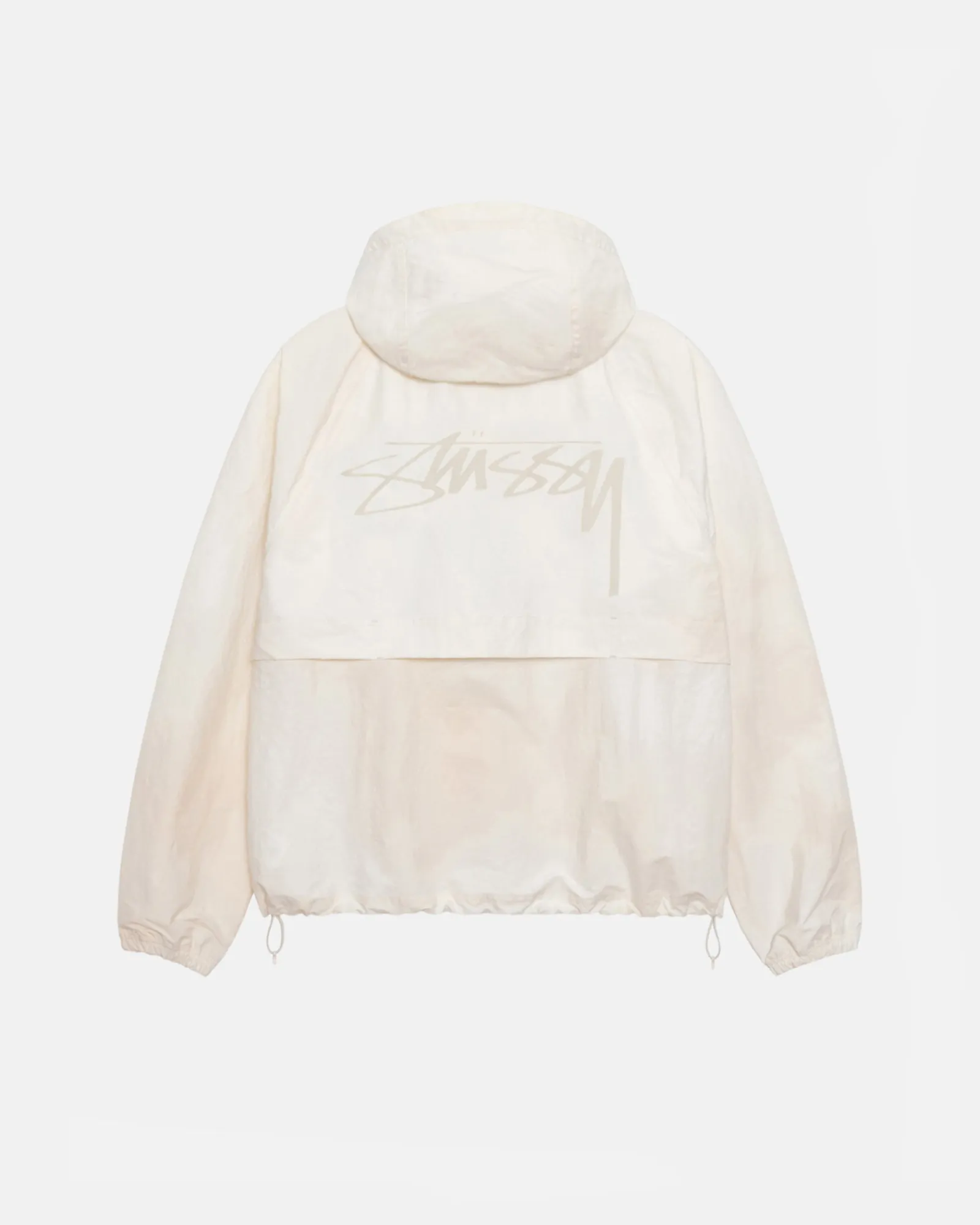 Outerwear>Stüssy BEACH SHELL WAVE DYE Bone
