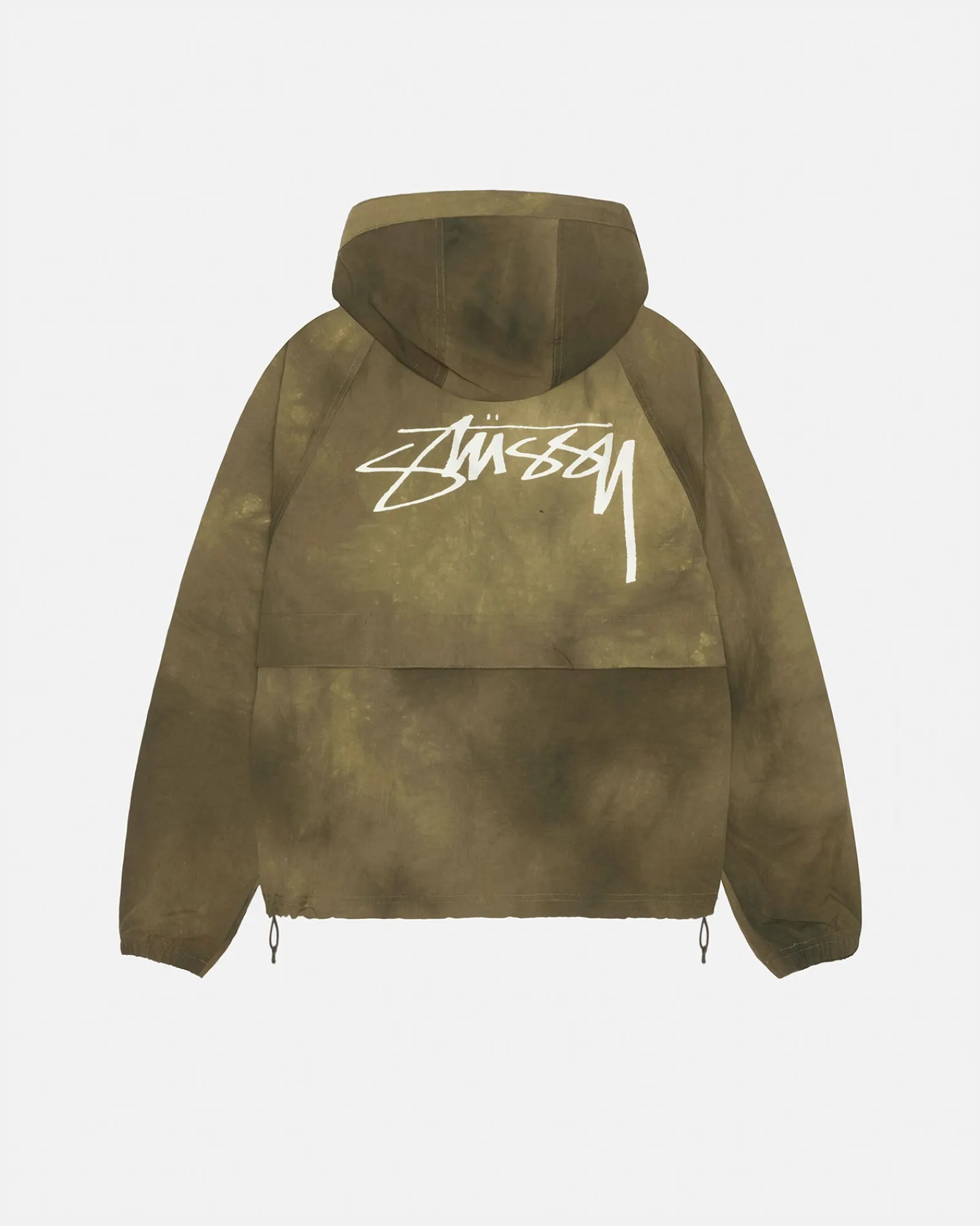 Outerwear>Stüssy BEACH SHELL WAVE DYE Forest Green