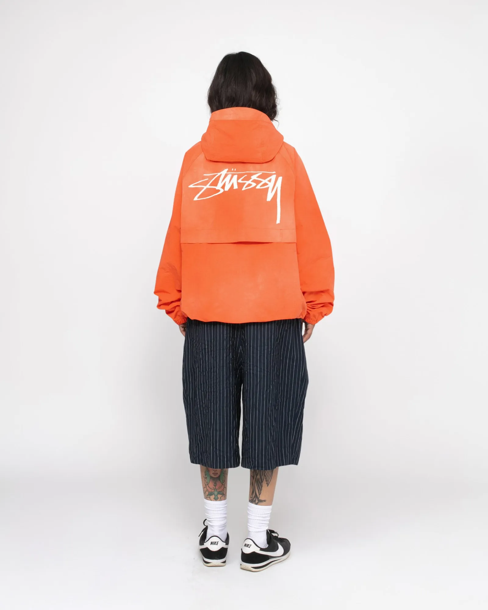 Outerwear>Stüssy BEACH SHELL WAVE DYE Persimmon