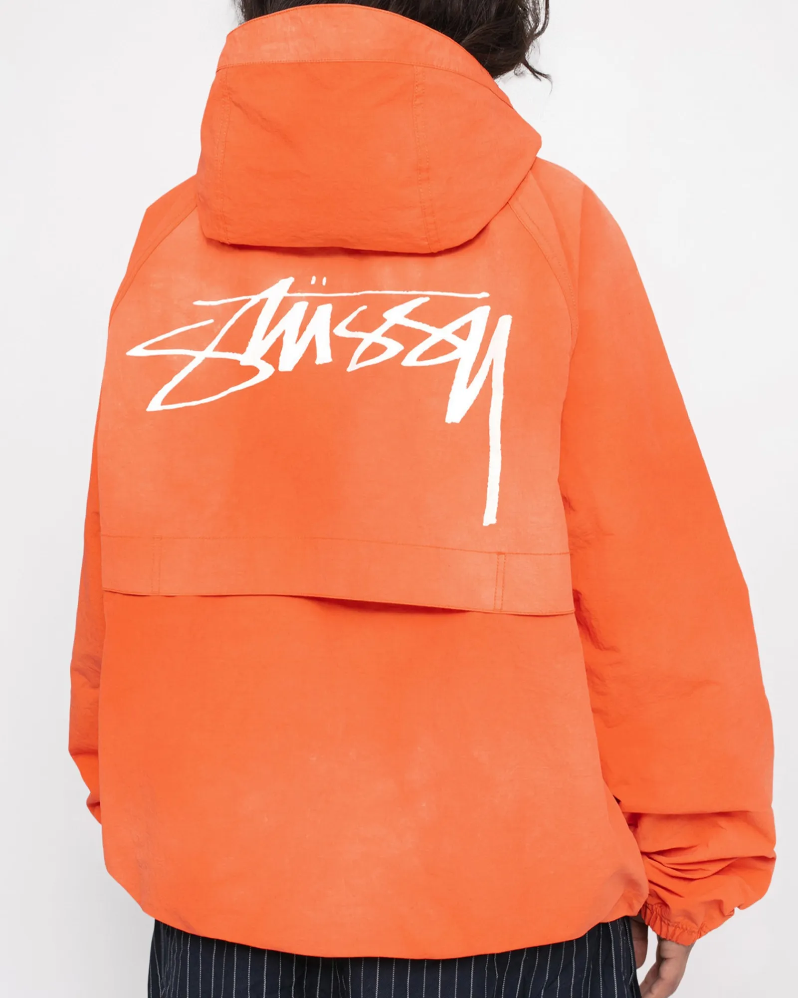Outerwear>Stüssy BEACH SHELL WAVE DYE Persimmon