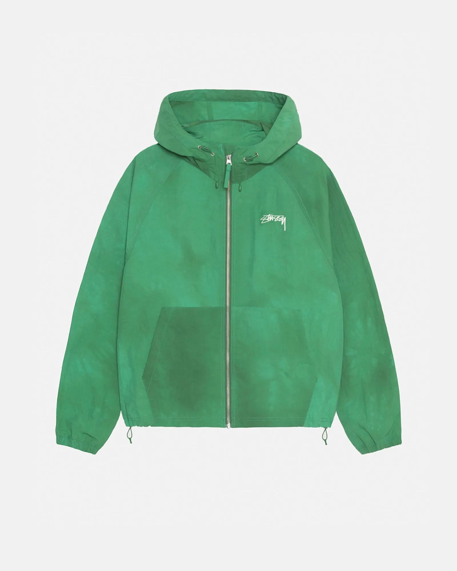 Outerwear>Stüssy BEACH SHELL WAVE DYE Pine