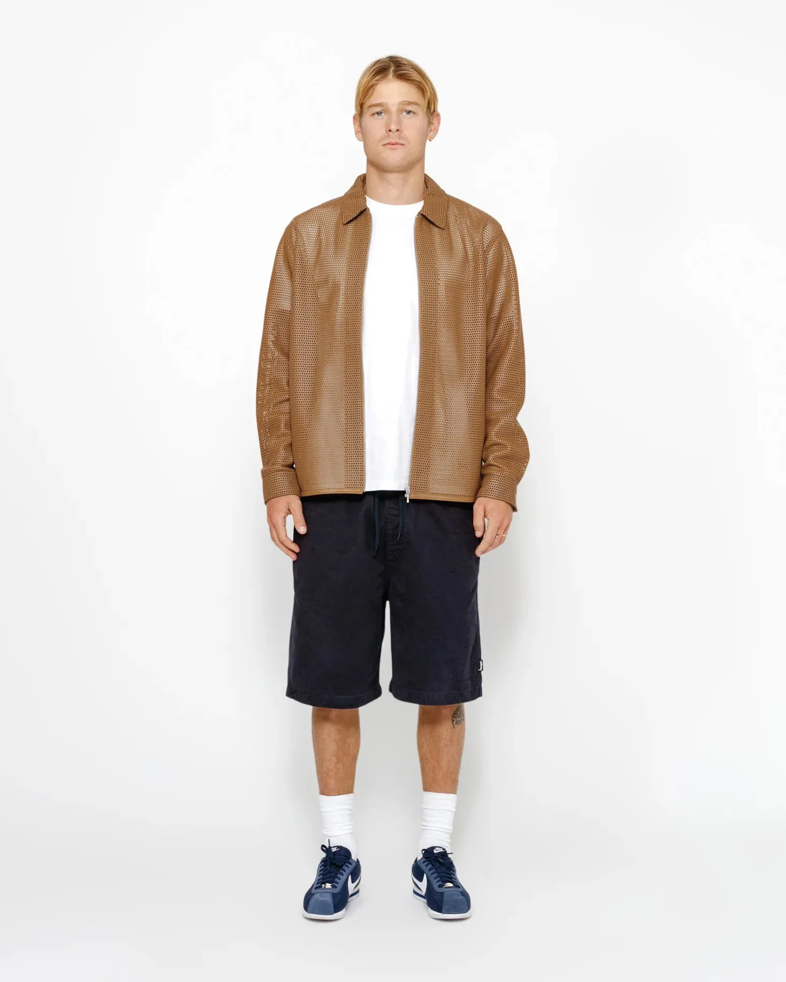 Shorts>Stüssy BEACH SHORT BRUSHED COTTON Navy