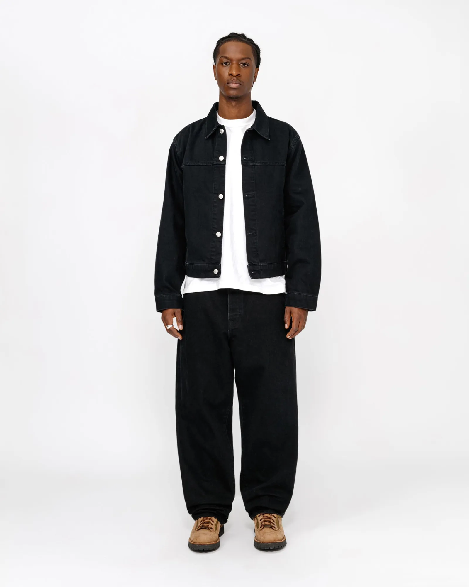 Pants|Denim>Stüssy BIG OL' JEAN DENIM Black