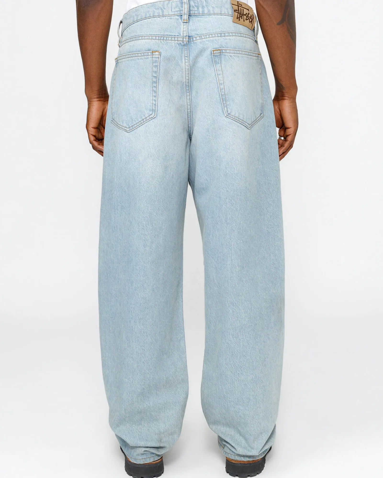 Pants|Denim>Stüssy BIG OL' JEAN DENIM Light Wash