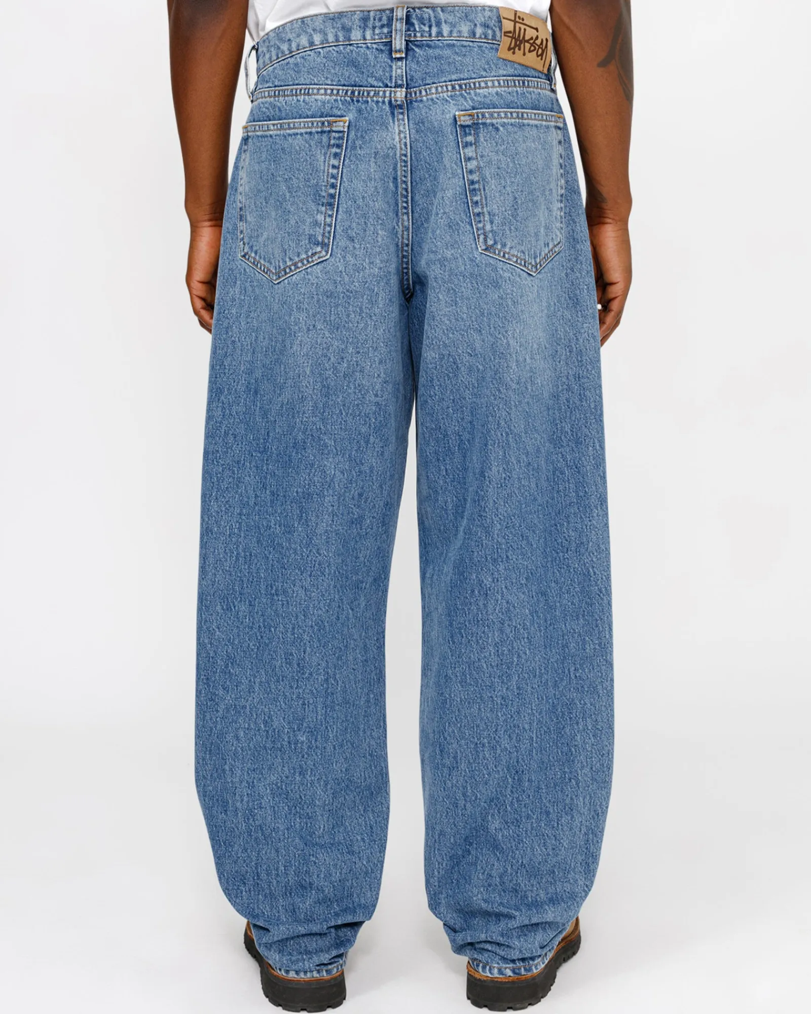 Pants|Denim>Stüssy BIG OL' JEAN DENIM Medium Blue