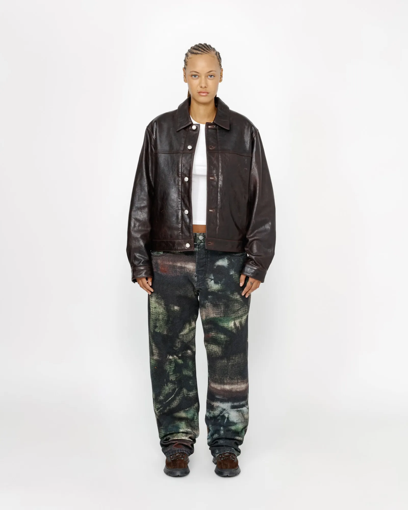 Pants|Denim>Stüssy BIG OL' JEAN STENPAT CAMO Fortine
