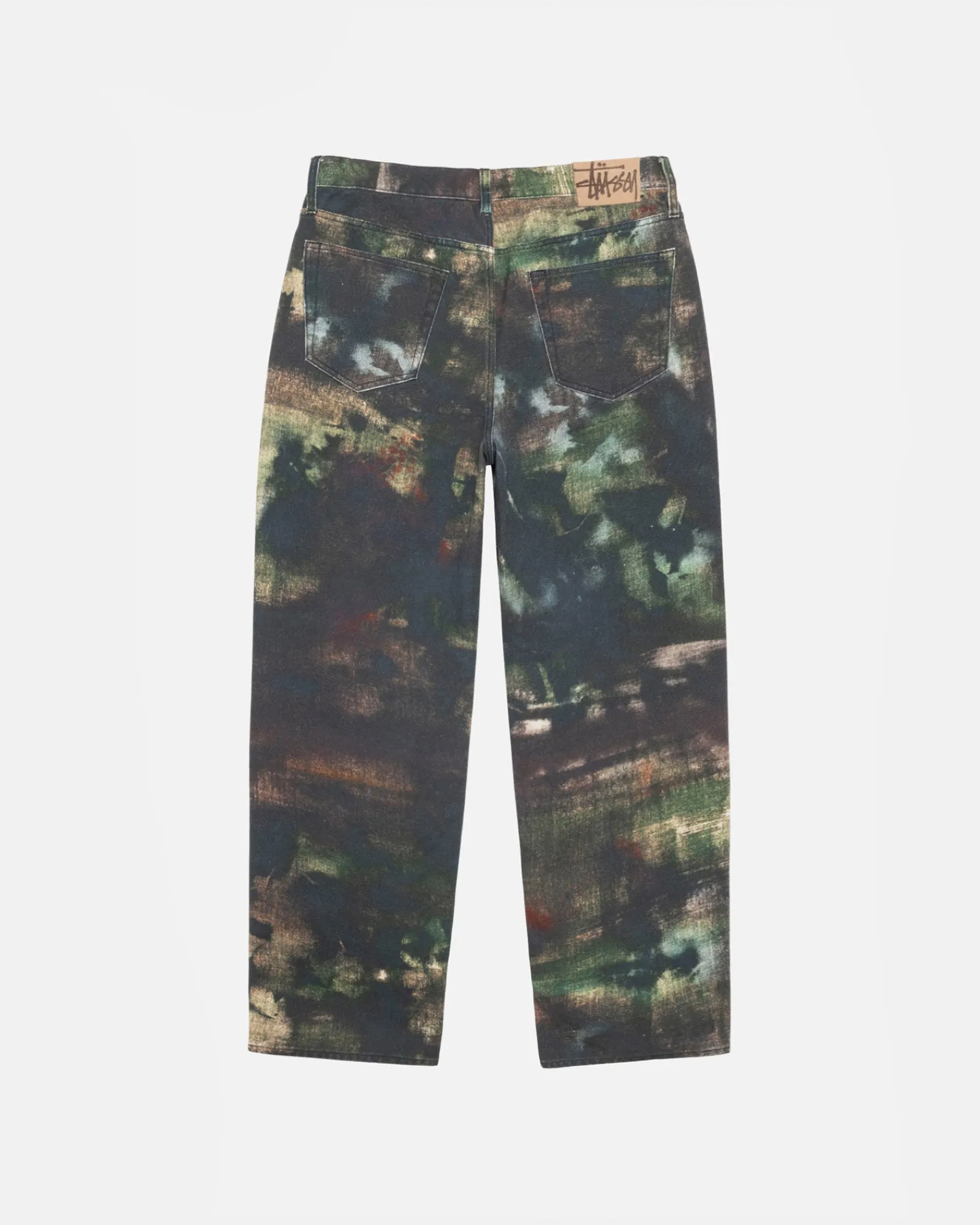 Pants|Denim>Stüssy BIG OL' JEAN STENPAT CAMO Fortine