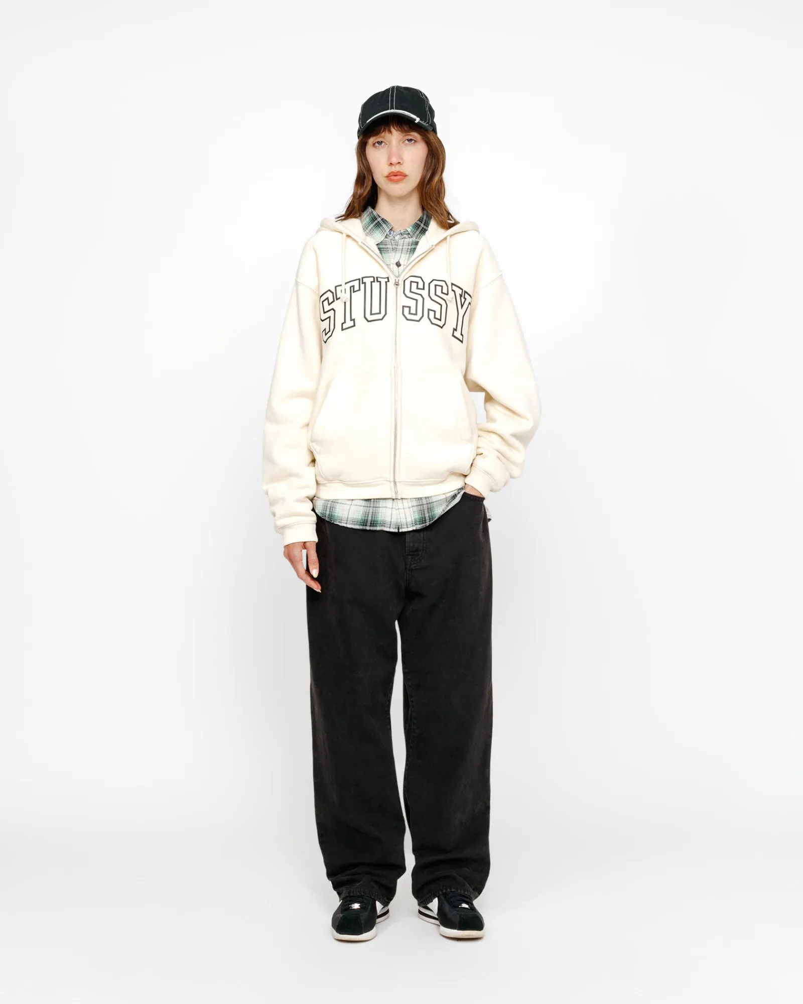 Pants>Stüssy BIG OL' JEAN WASHED CANVAS Washed Black