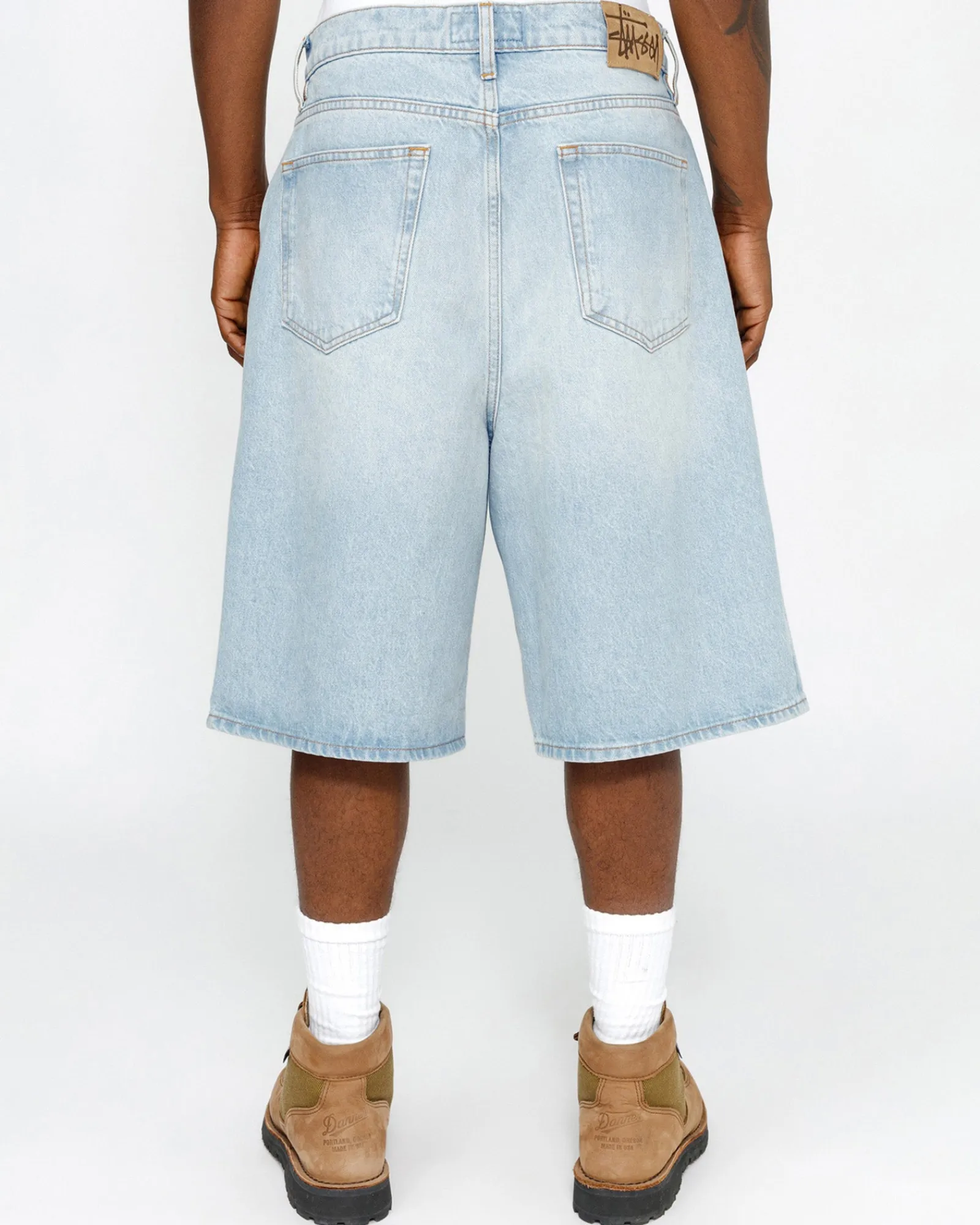 Shorts|Denim>Stüssy BIG OL' SHORT DENIM Light Wash