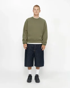 Shorts|Denim>Stüssy BIG OL' SHORT DENIM Rinsed Indigo