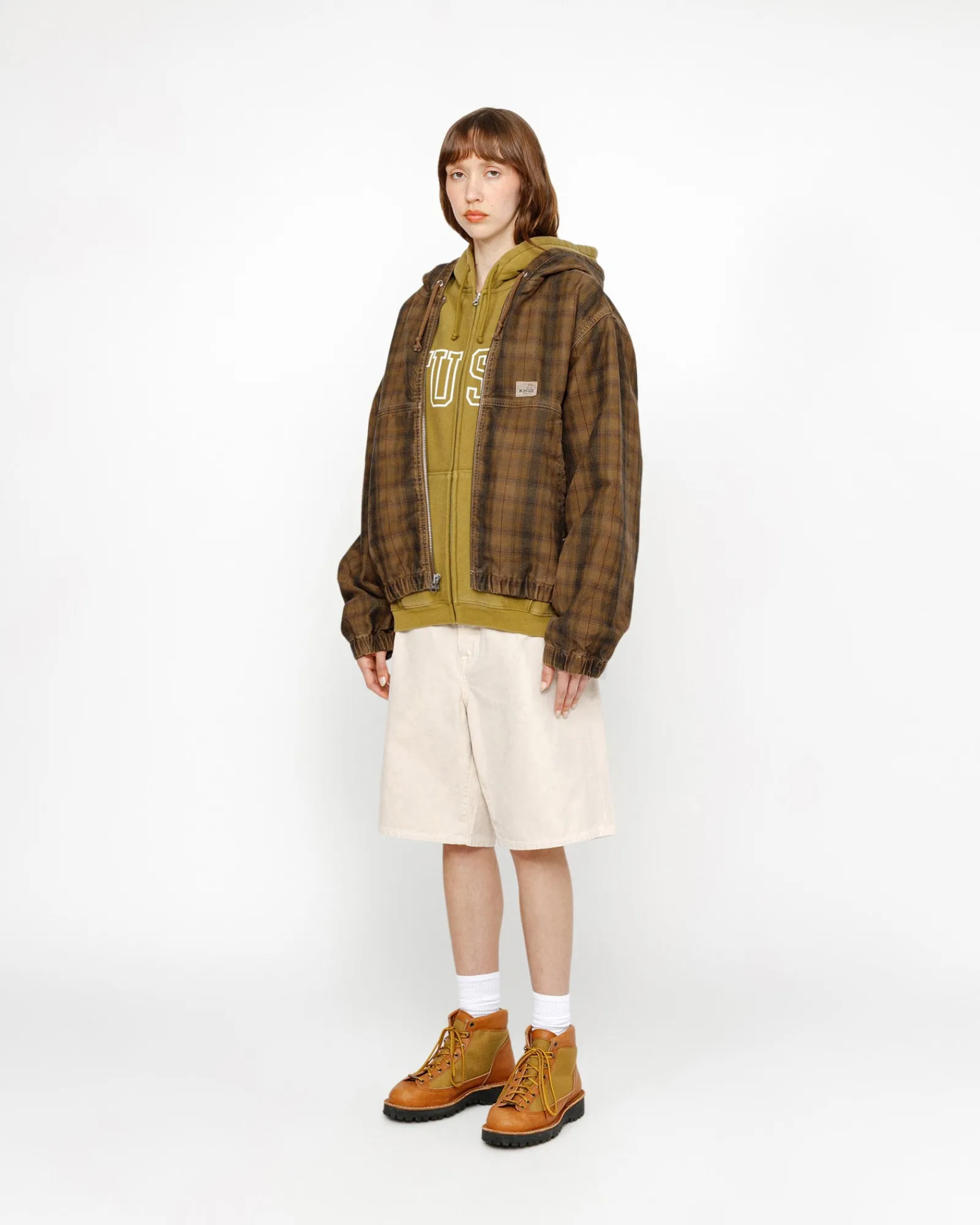 Shorts>Stüssy BIG OL' SHORT WASHED CANVAS Vintage Natural