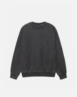 Crews>Stüssy BUANA CREW PIGMENT DYED Black