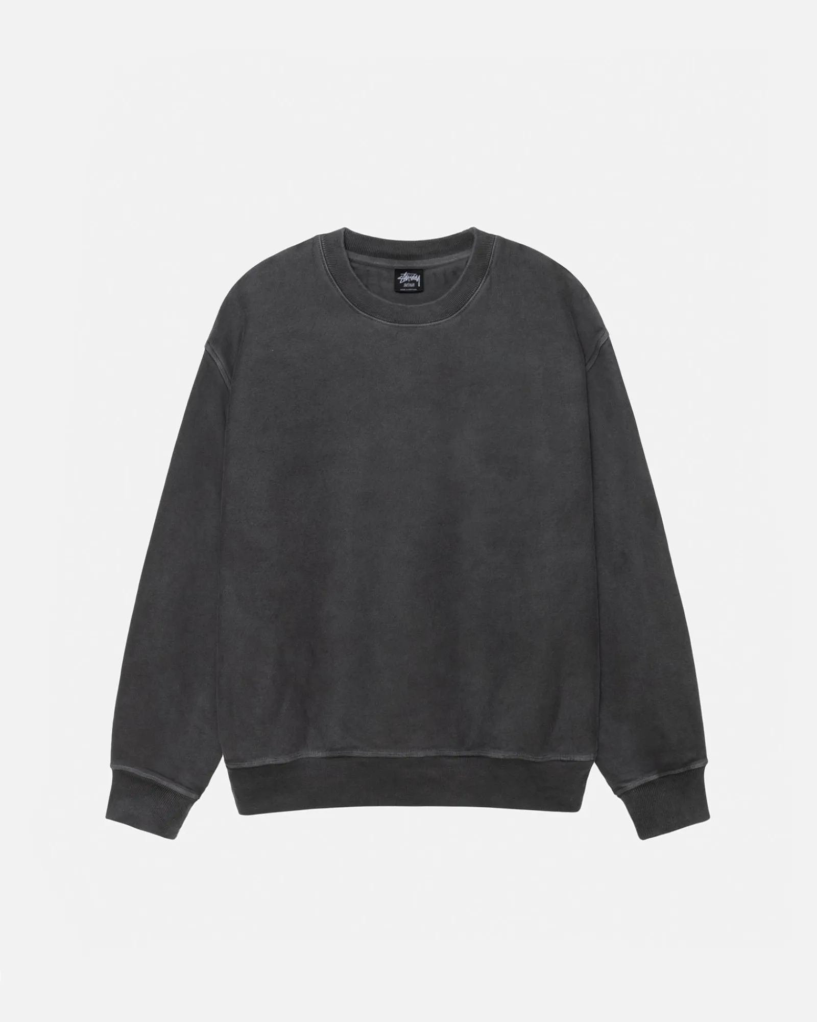 Crews>Stüssy BUANA CREW PIGMENT DYED Black