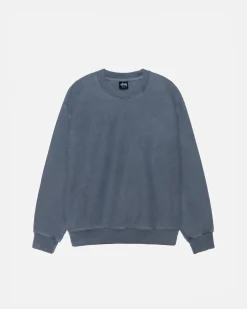 Crews>Stüssy BUANA CREW PIGMENT DYED Navy