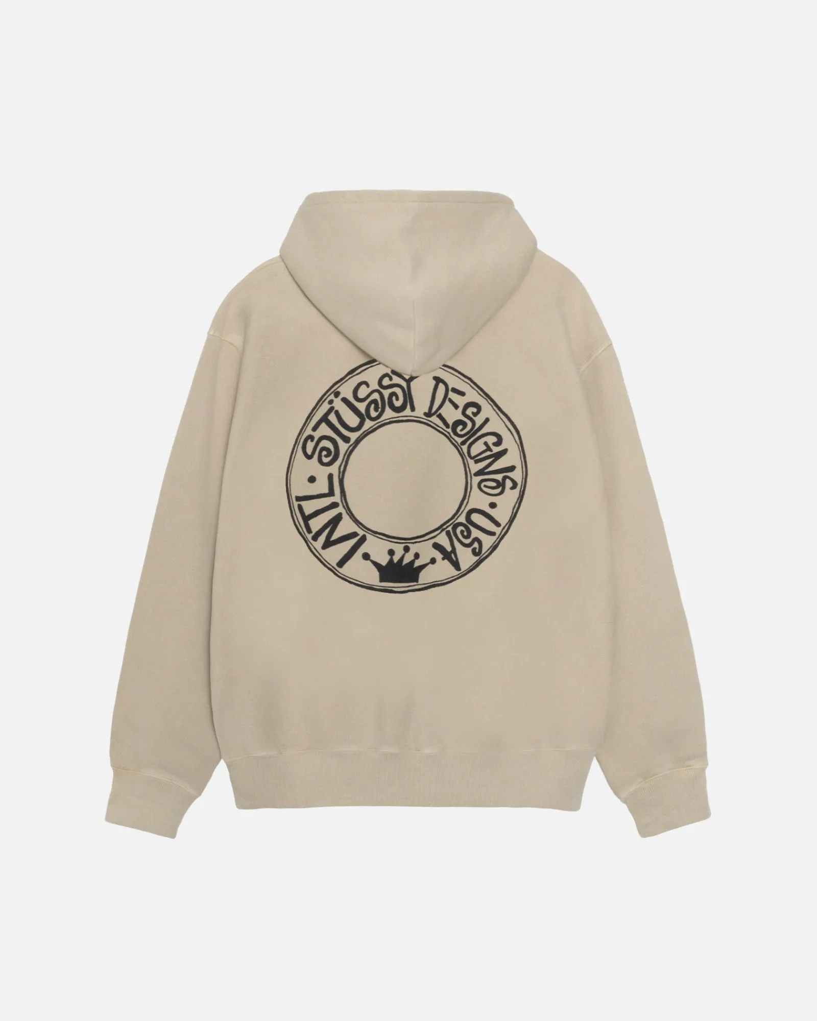 Hoodies>Stüssy BUANA HOODIE PIGMENT DYED Khaki