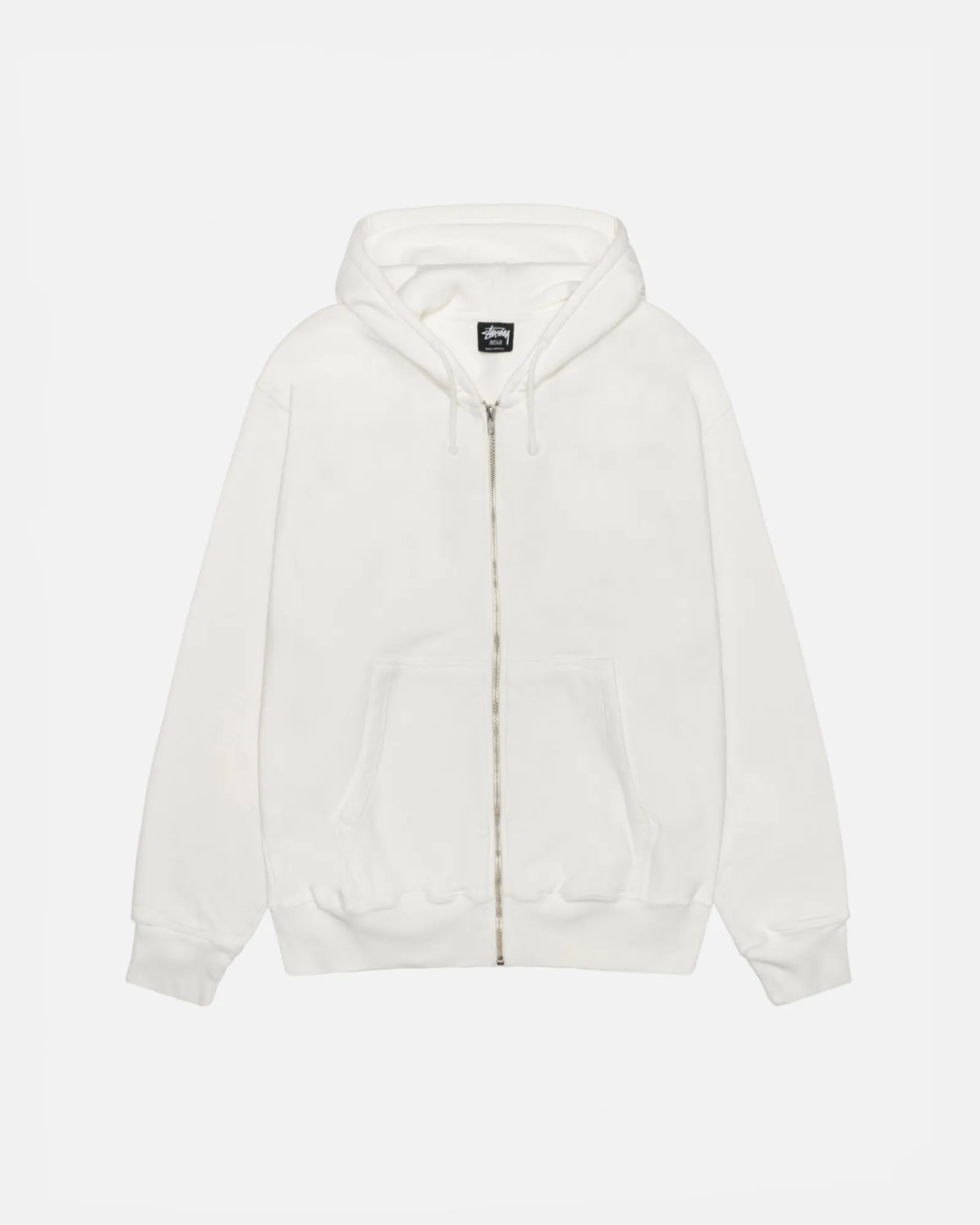 Hoodies>Stüssy BUANA ZIP HOODIE PIGMENT DYED Natural