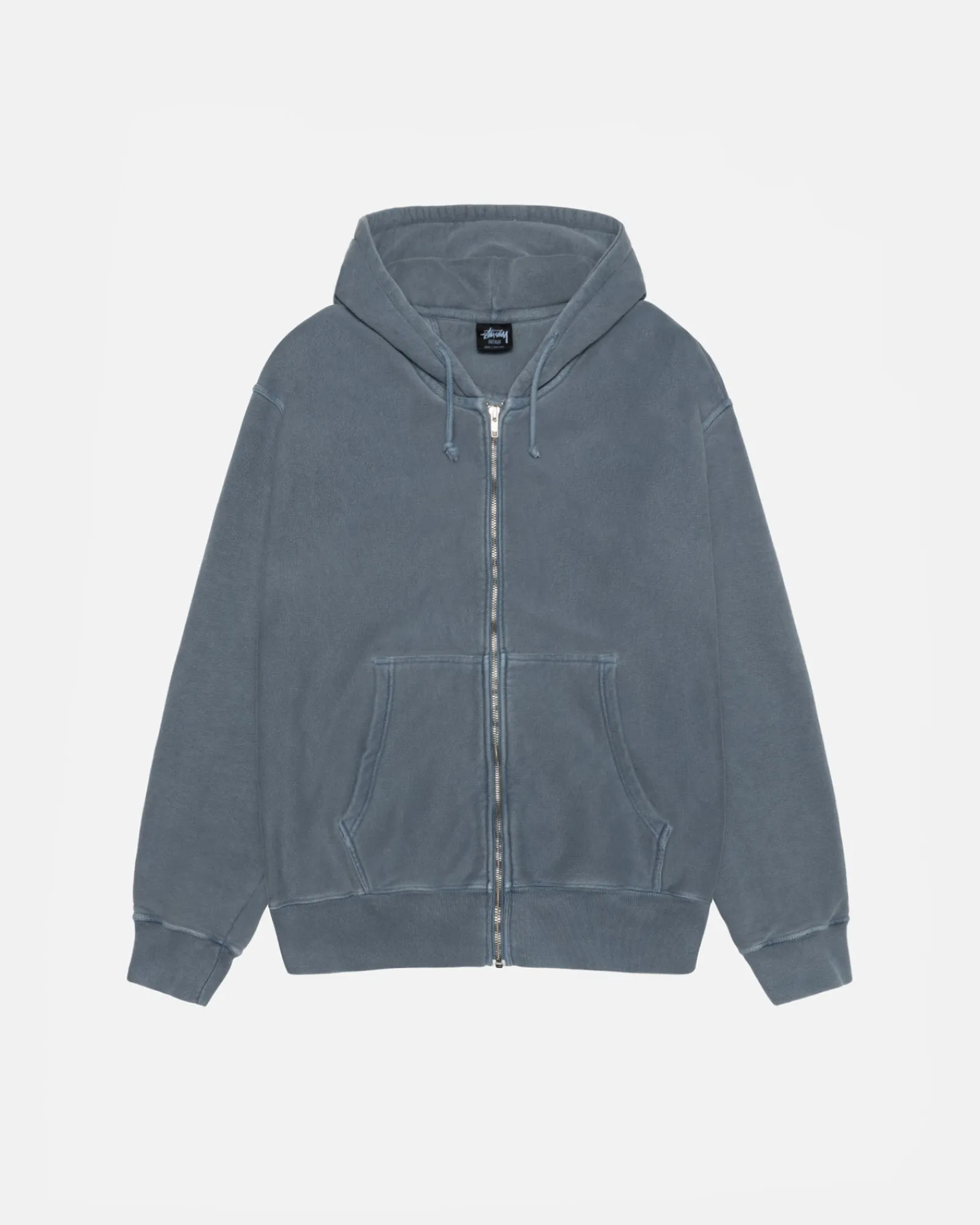 Hoodies>Stüssy BUANA ZIP HOODIE PIGMENT DYED Navy