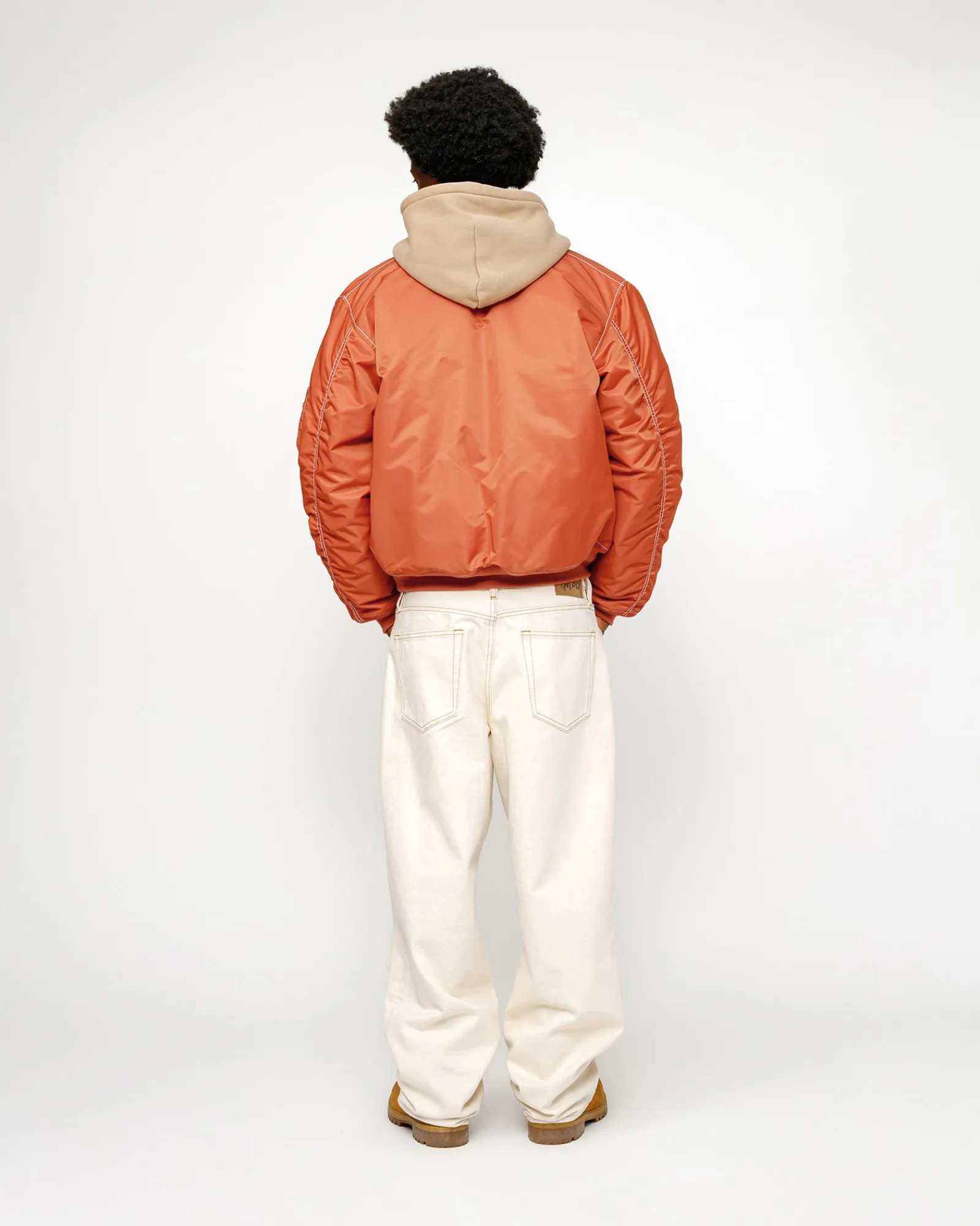 Outerwear>Stüssy BUILT REVERSIBLE BOMBER JACKET Brick
