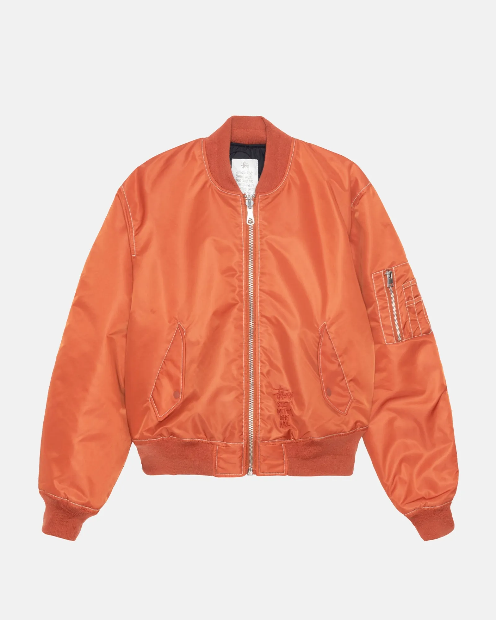 Outerwear>Stüssy BUILT REVERSIBLE BOMBER JACKET Brick