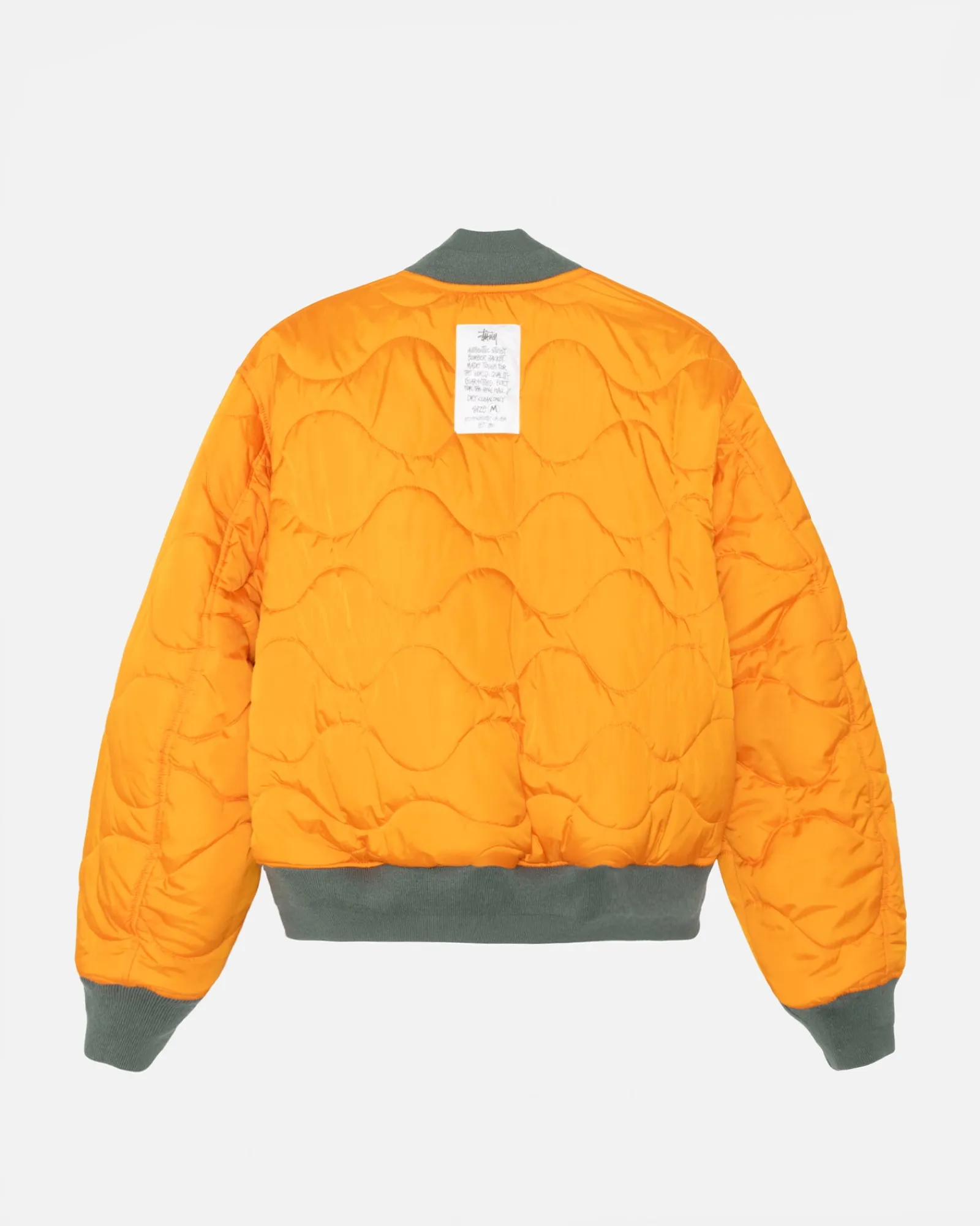 Outerwear>Stüssy BUILT REVERSIBLE BOMBER JACKET Green