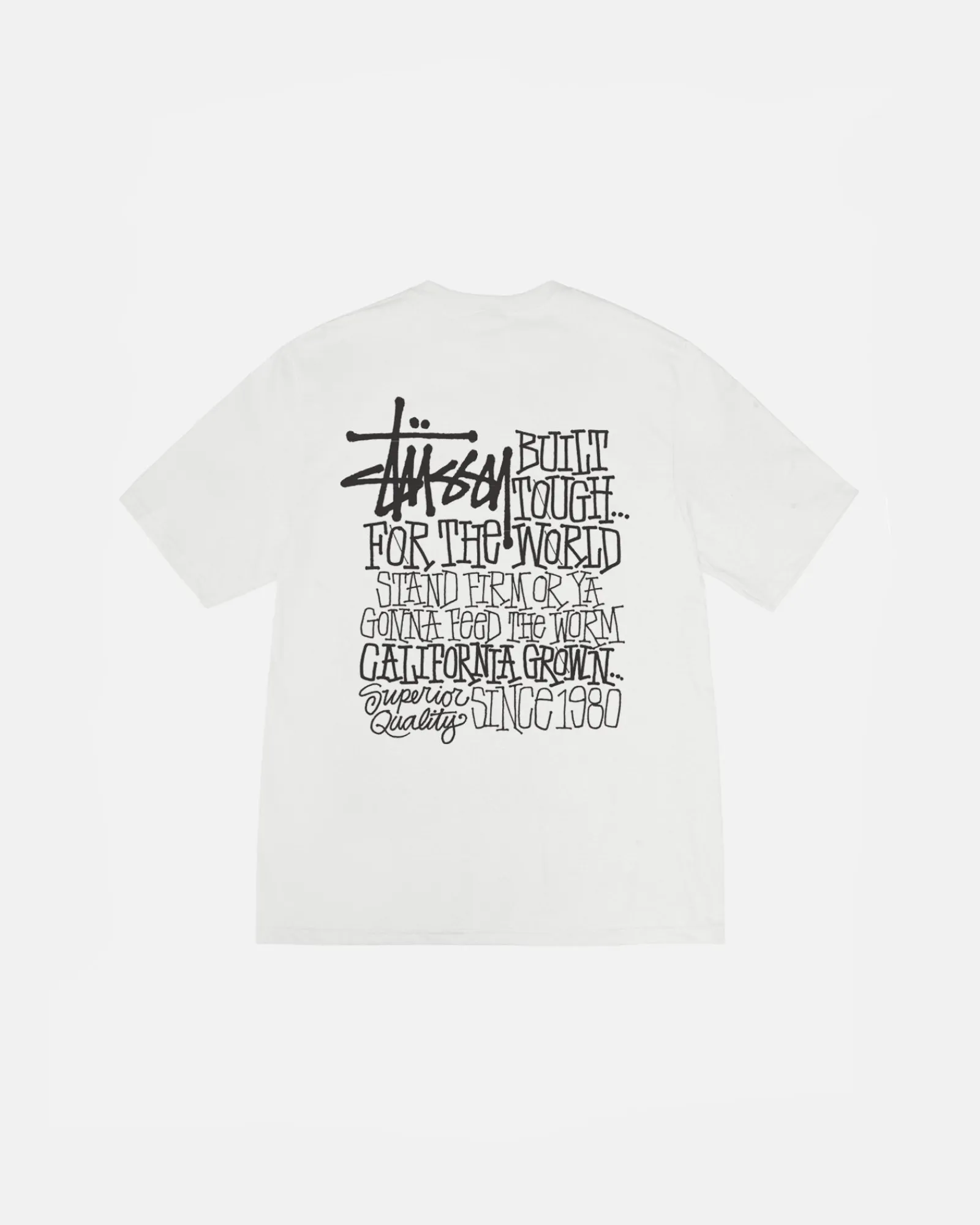 Tees>Stüssy CALIFORNIA GROWN TEE PIGMENT DYED Natural