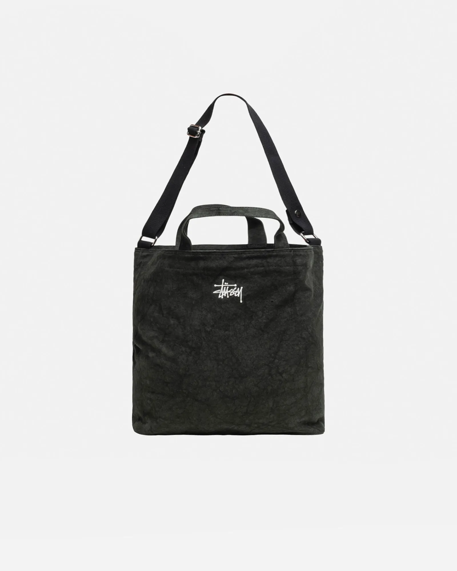 Accessories>Stüssy CANVAS CROSSBODY BAG Washed Black