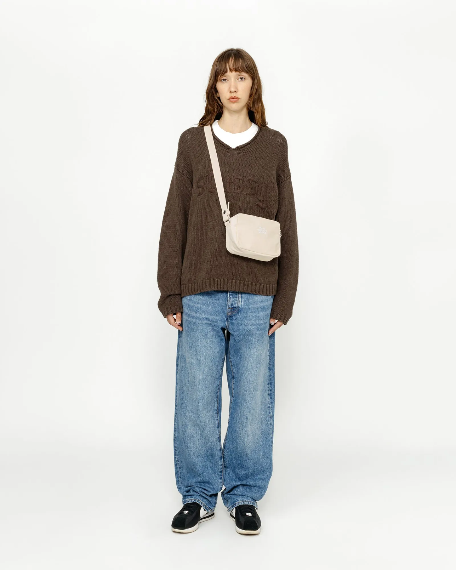 Accessories>Stüssy CANVAS SIDE POUCH Natural