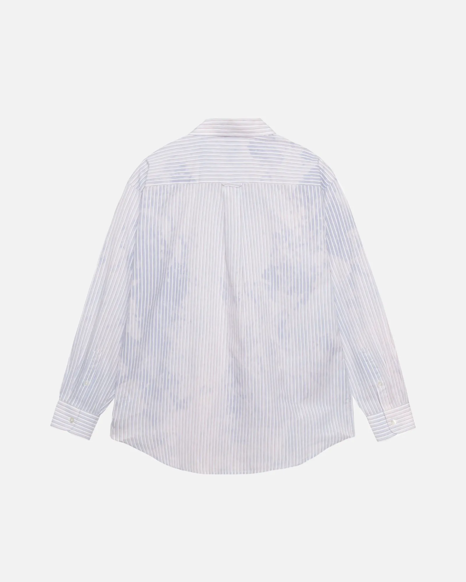 Shirts>Stüssy CLASSIC LS SHIRT BLEACHED POPLIN Blue